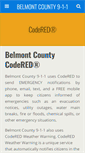 Mobile Screenshot of belmontcounty911.com